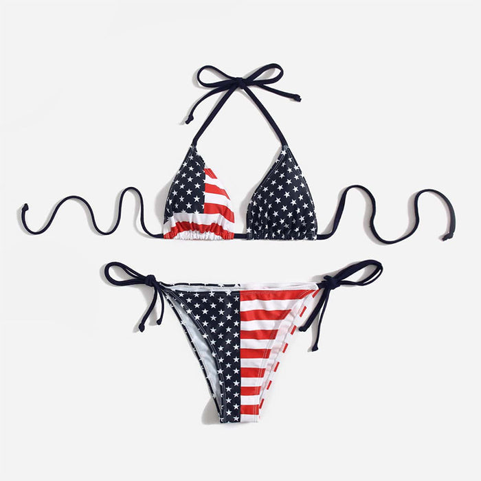 USA Flag Women's Swimsuit, USA, Beach, United States, American Flag,  Swimwear, 4th July, Independence Day, Accessories, Gifts, Patriotic -   Canada