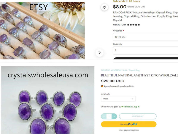 crystals amethyst wholesale