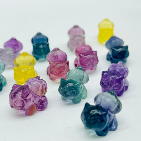 Mini Fluorite Bulbasaur (Pokemon) Carving Wholesale -Wholesale Crystals