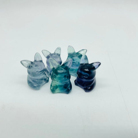 Mini Fluorite Pikachu Carving Animals Wholesale -Wholesale Crystals
