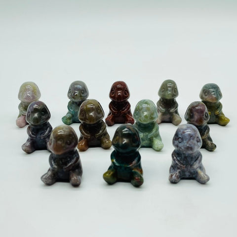 Ocean Jasper Charmander Pokemon Carving Wholesale -Wholesale Crystals