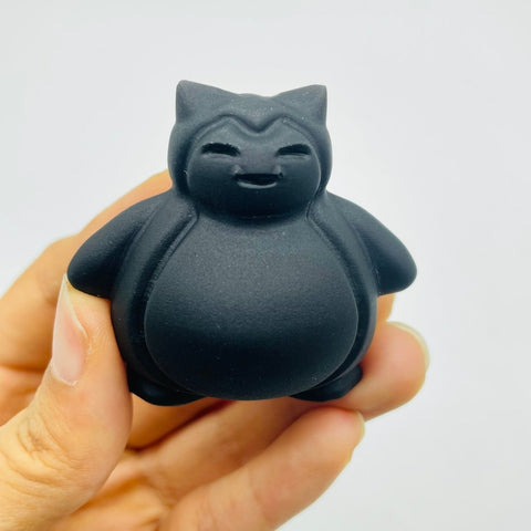 Pokémon Snorlax Obsidian Yooperlite Carving Wholesale -Wholesale Crystals