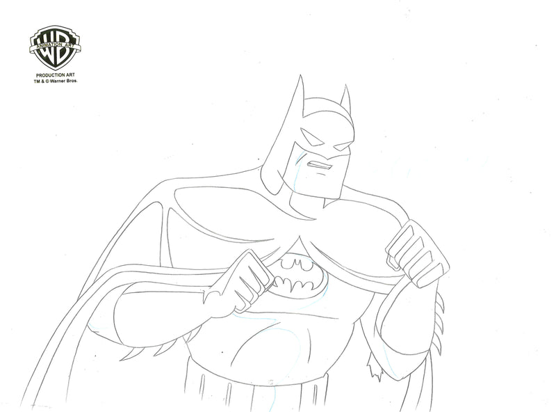 Batman The Animated Series Original Production Drawing: Batman – Clampett  Studio
