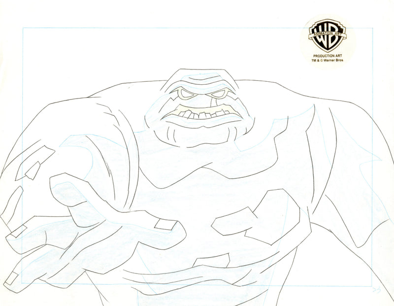 The New Batman Adventures Original Production Drawing: Clayface – Clampett  Studio