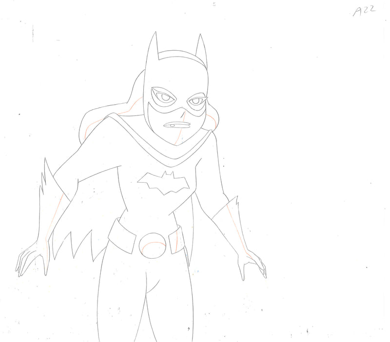 Batman The Animated Series Original Production Drawing: Batgirl – Clampett  Studio