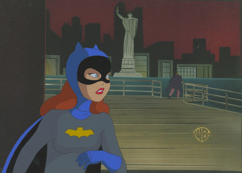 Batman The Animated Series Original Production Cel: Batgirl – Clampett  Studio