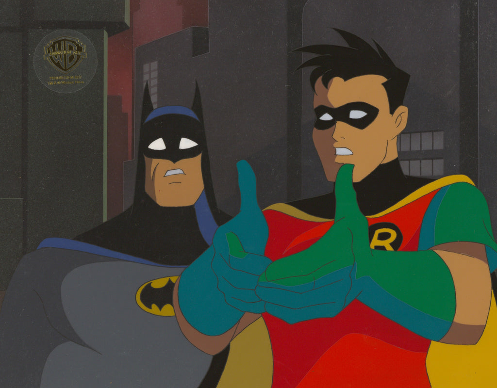 Batman The Animated Series Original Production Cel: Batman and Robin –  Clampett Studio