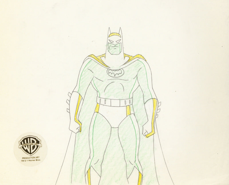Batman The Animated Series Original Production Drawing: Batman – Clampett  Studio