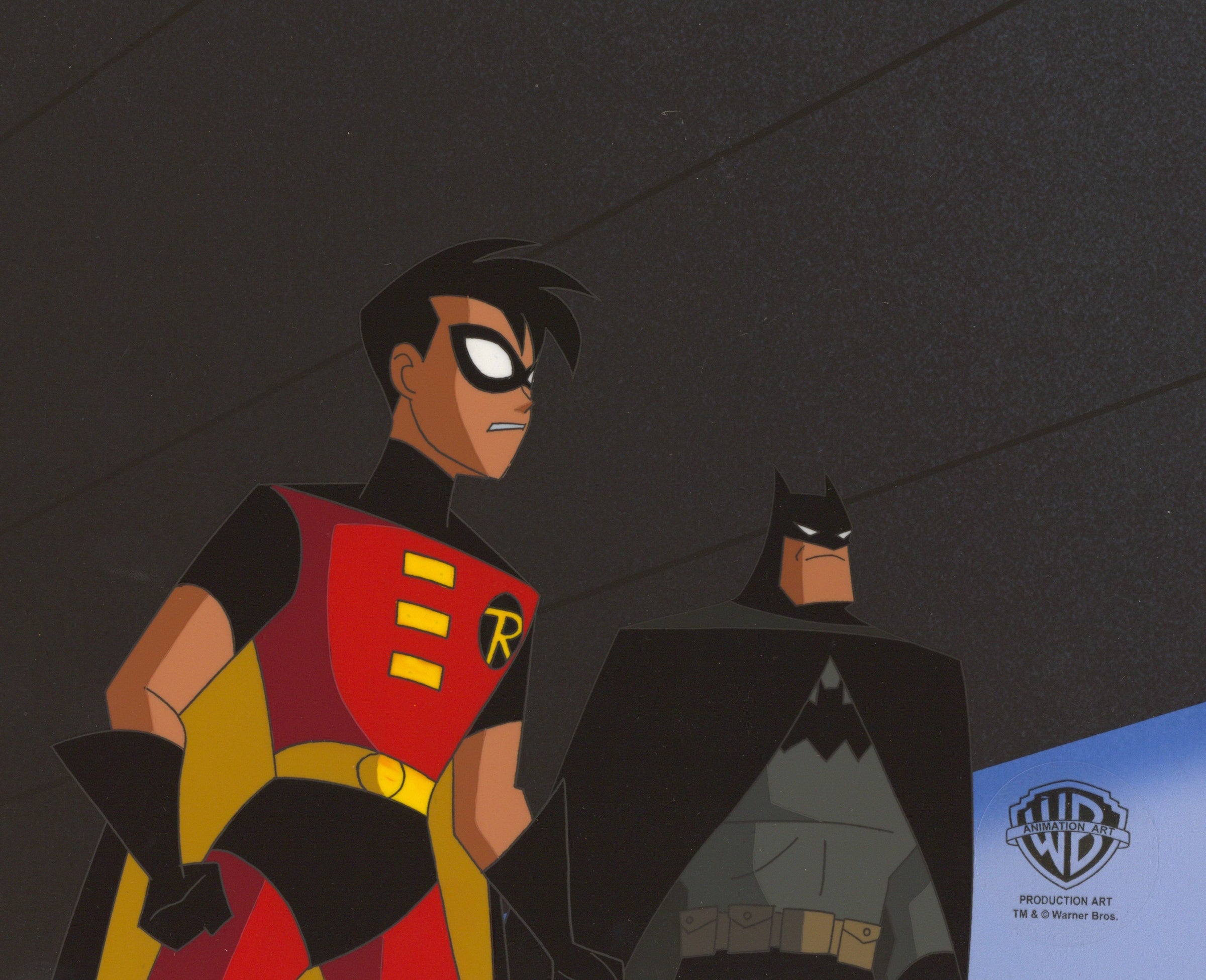 The New Batman Adventures Original Production Cel: Batman and Robin –  Clampett Studio