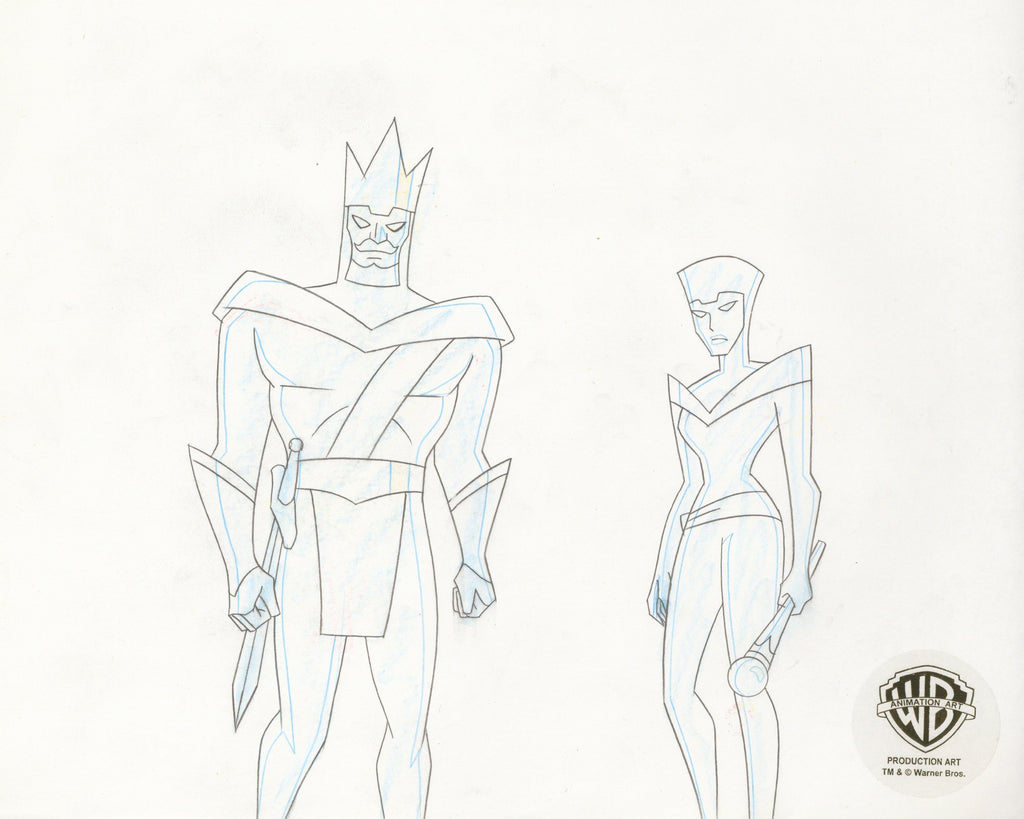 Batman Beyond Original Production Drawing: King and Queen – Clampett Studio