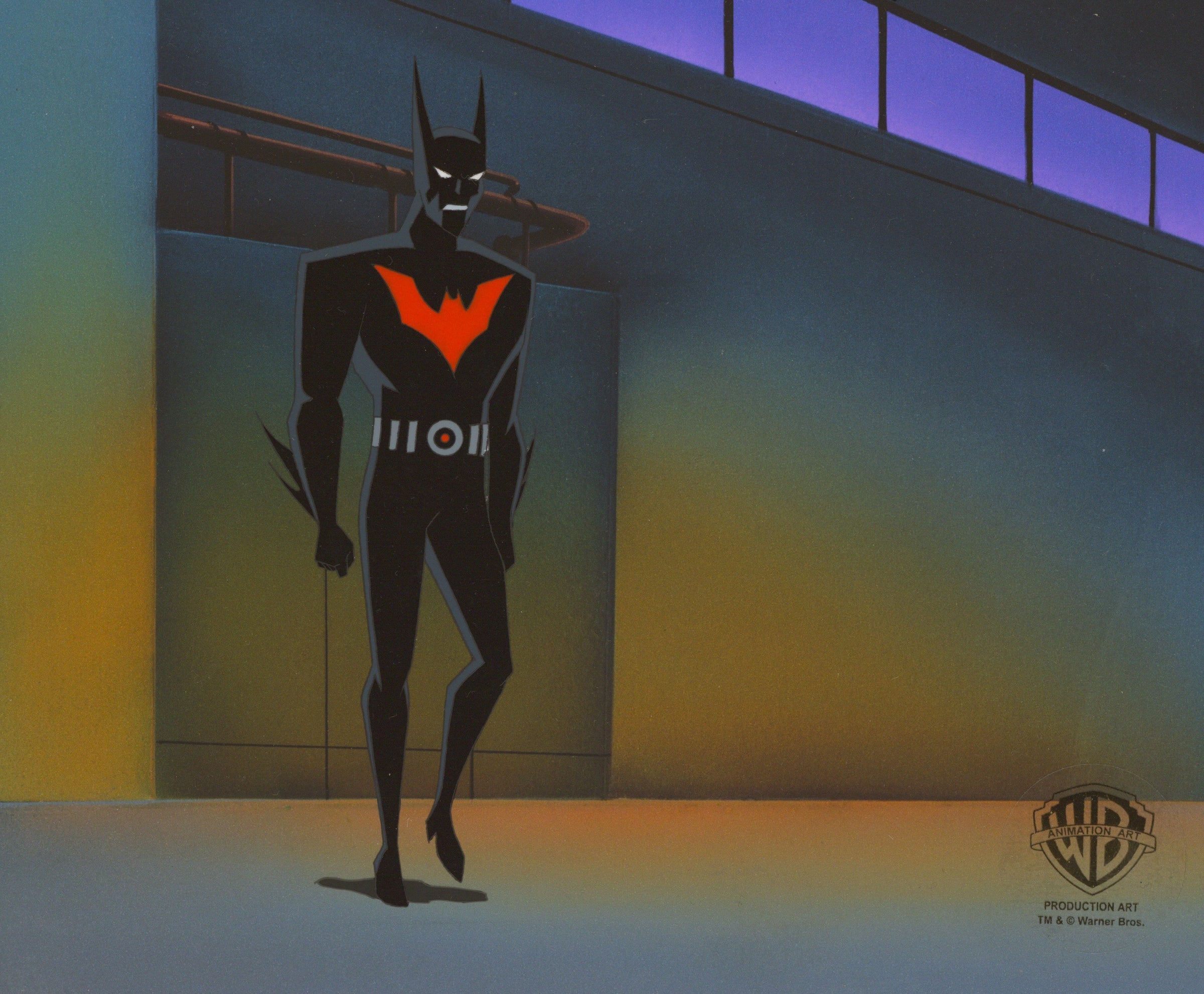 Batman Beyond Original Production Cel: Batman – Clampett Studio