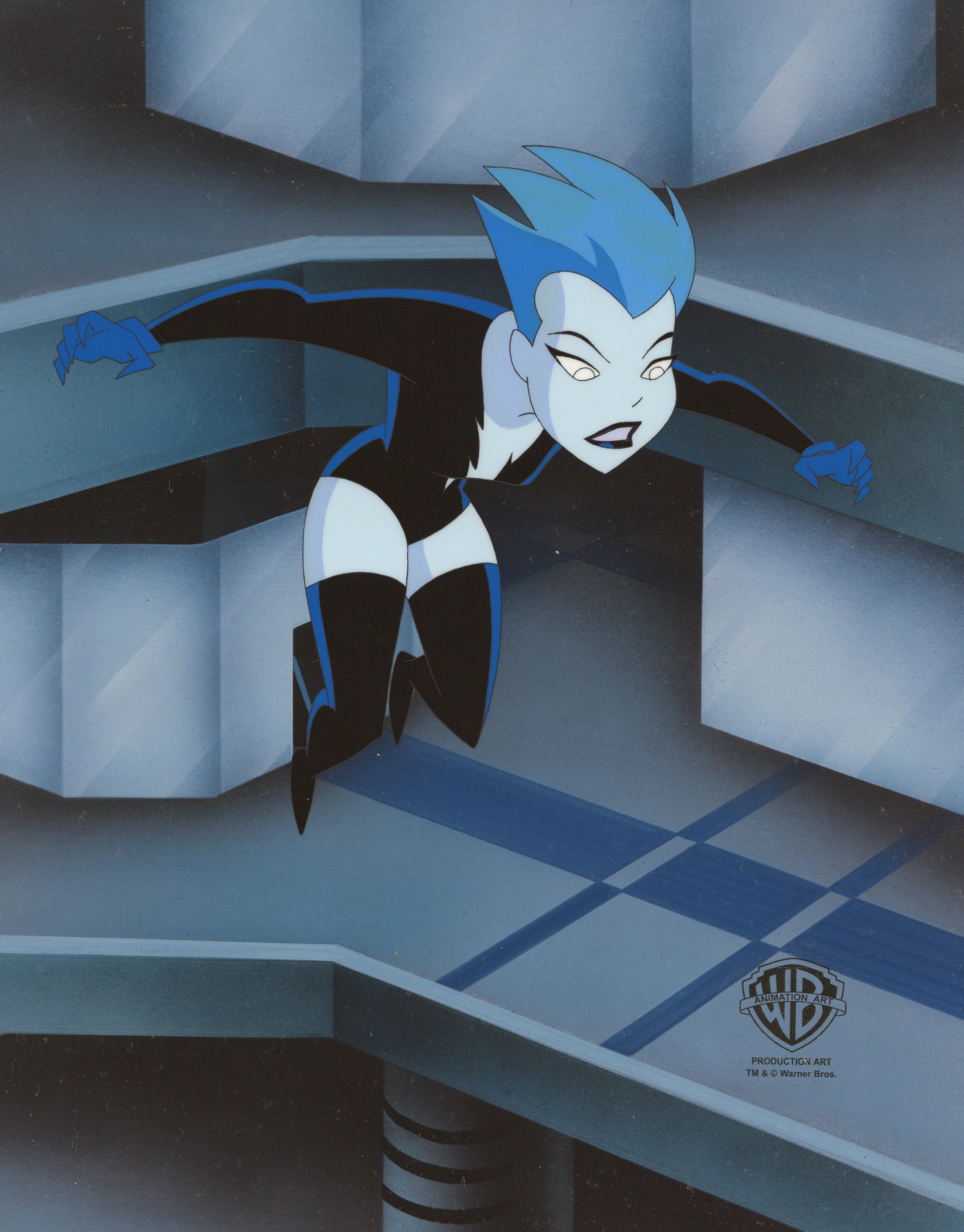 The New Batman Adventures Original Production Cel: Livewire – Clampett  Studio