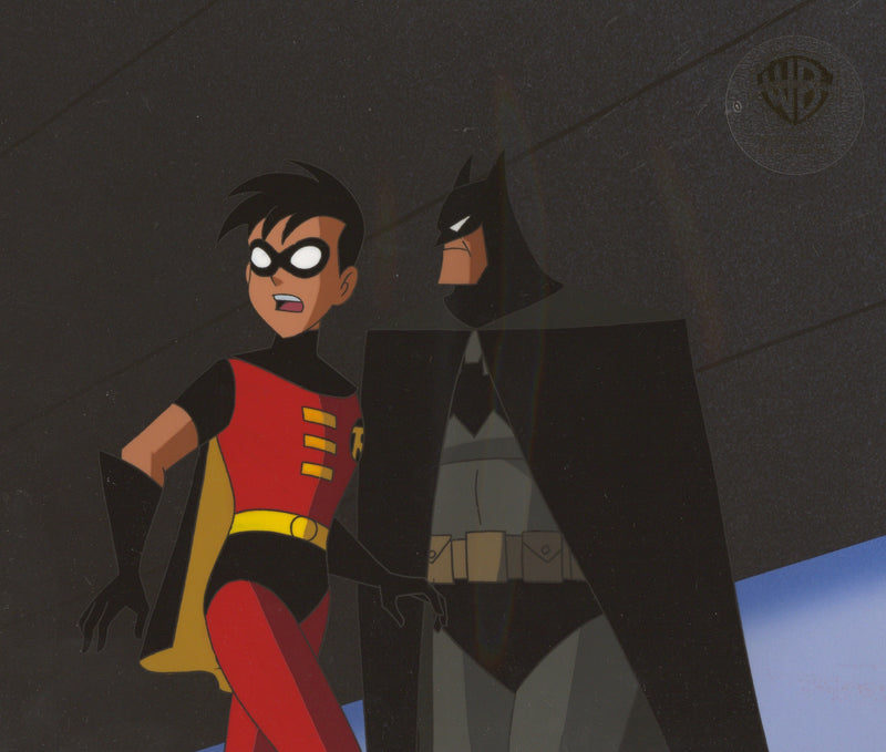 The New Batman Adventures Original Production Cel: Batman and Robin –  Clampett Studio