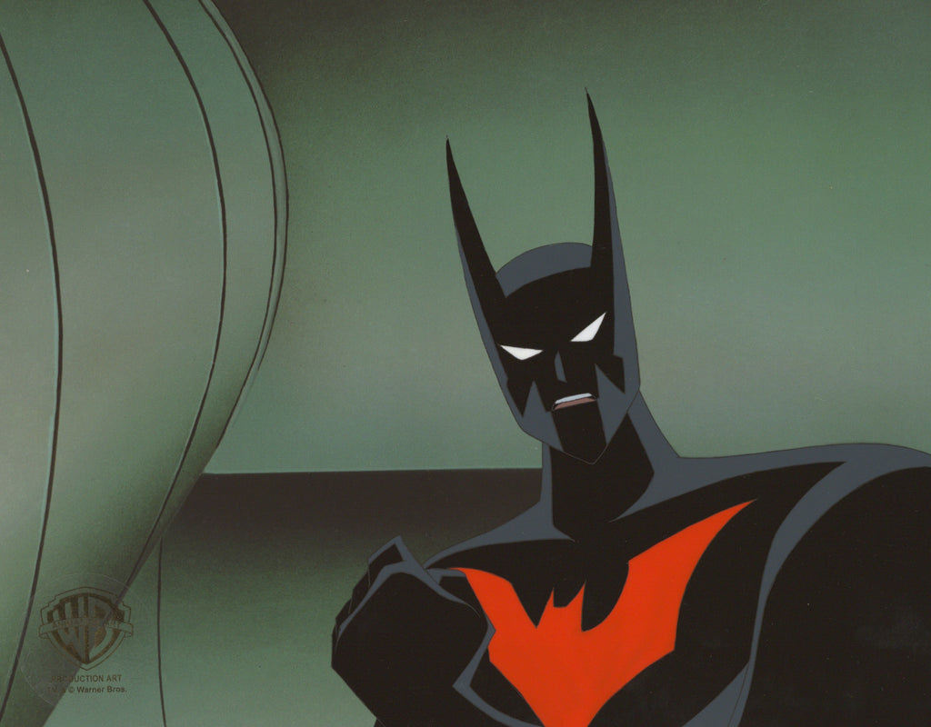 Batman Beyond Original Production Cel with Matching Drawing: Batman –  Clampett Studio