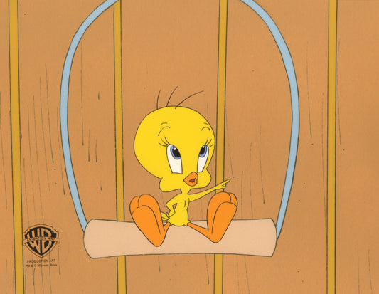 Looney Tunes Original Production Cel: Tweety Bird – Clampett Studio