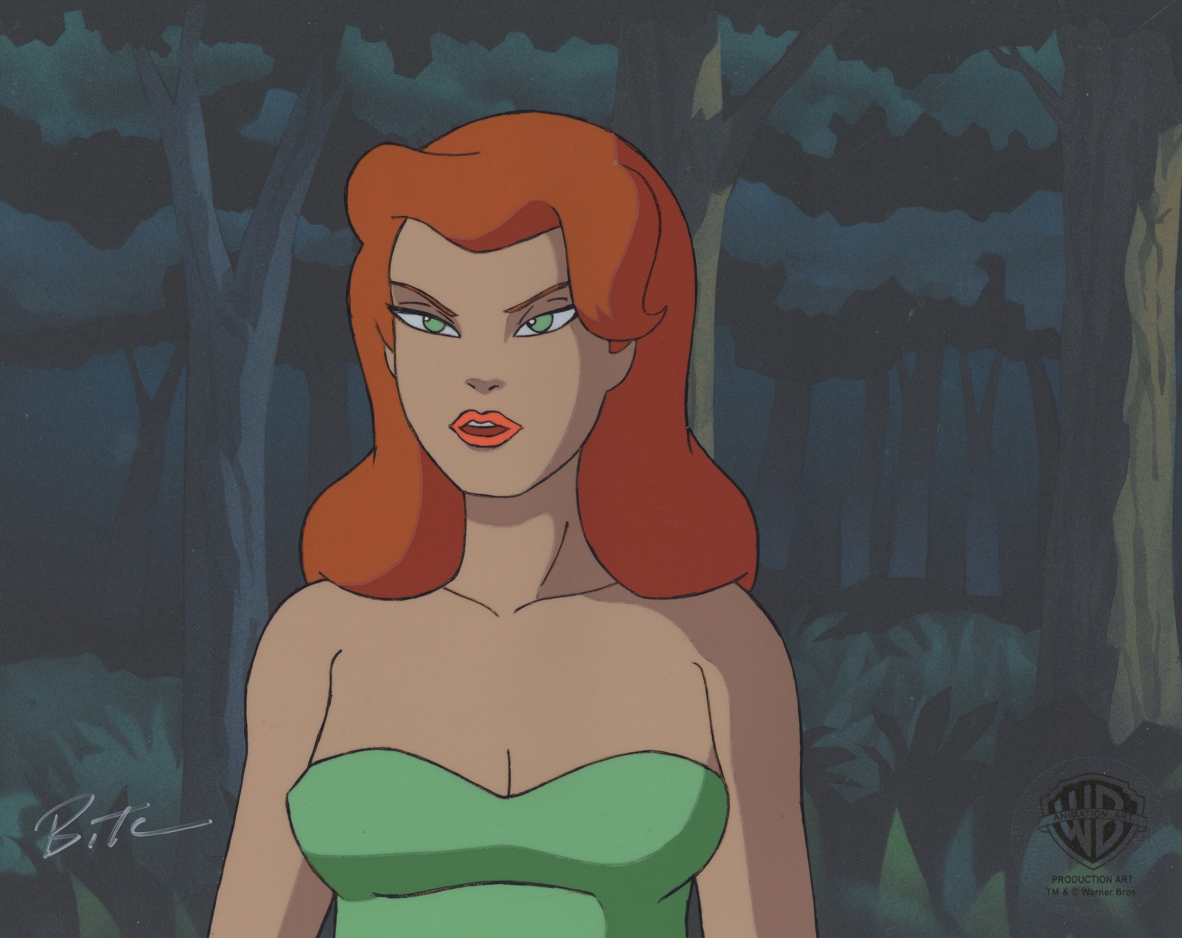 Batman The Animated Series Original Production Cel: Poison Ivy – Clampett  Studio