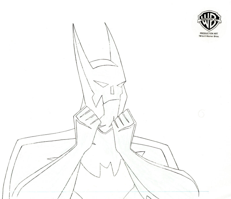 Batman Beyond Original Production Drawing: Batman – Clampett Studio