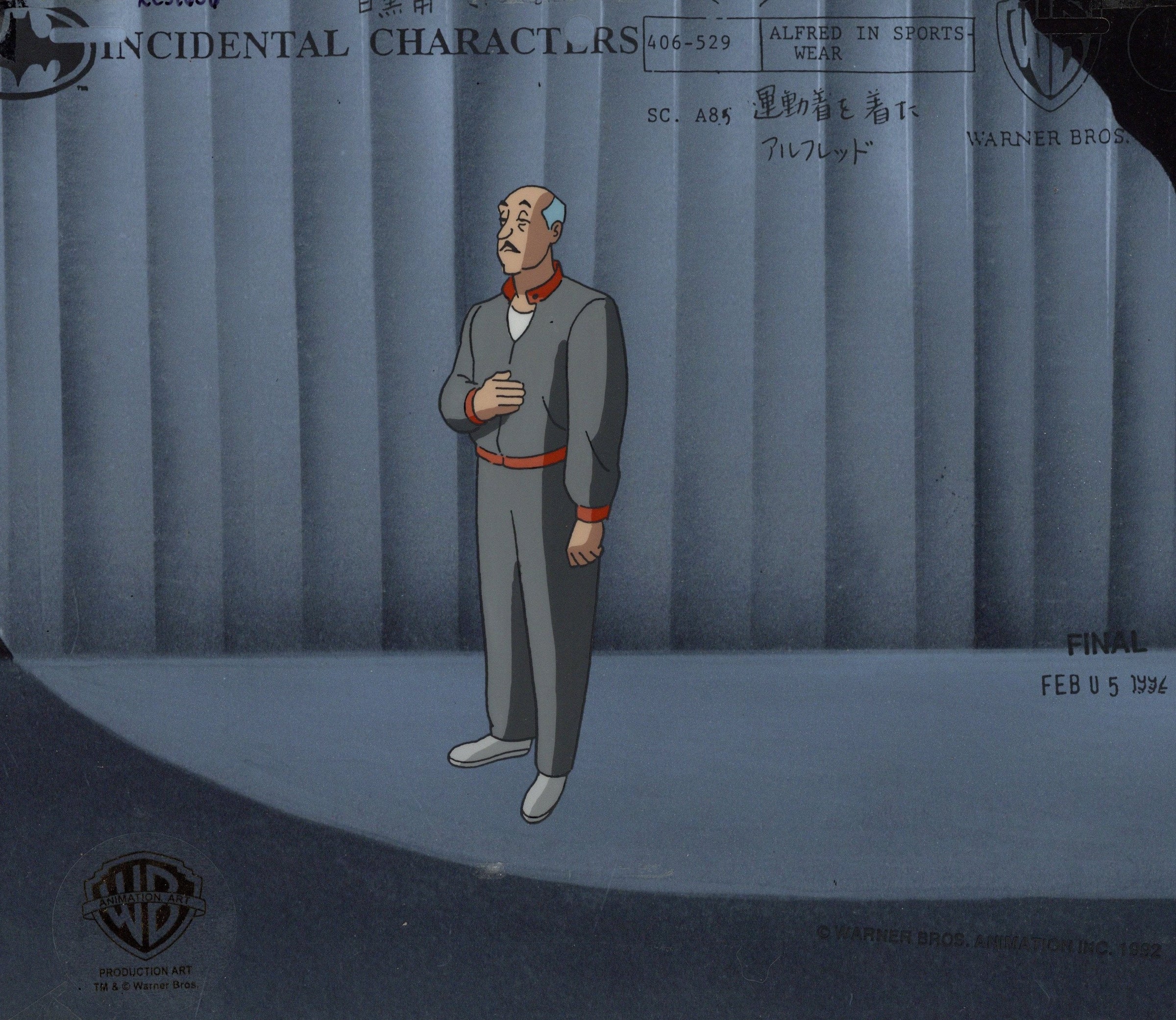Batman the Animated Series Original Production Color Model Sheet Set: –  Clampett Studio