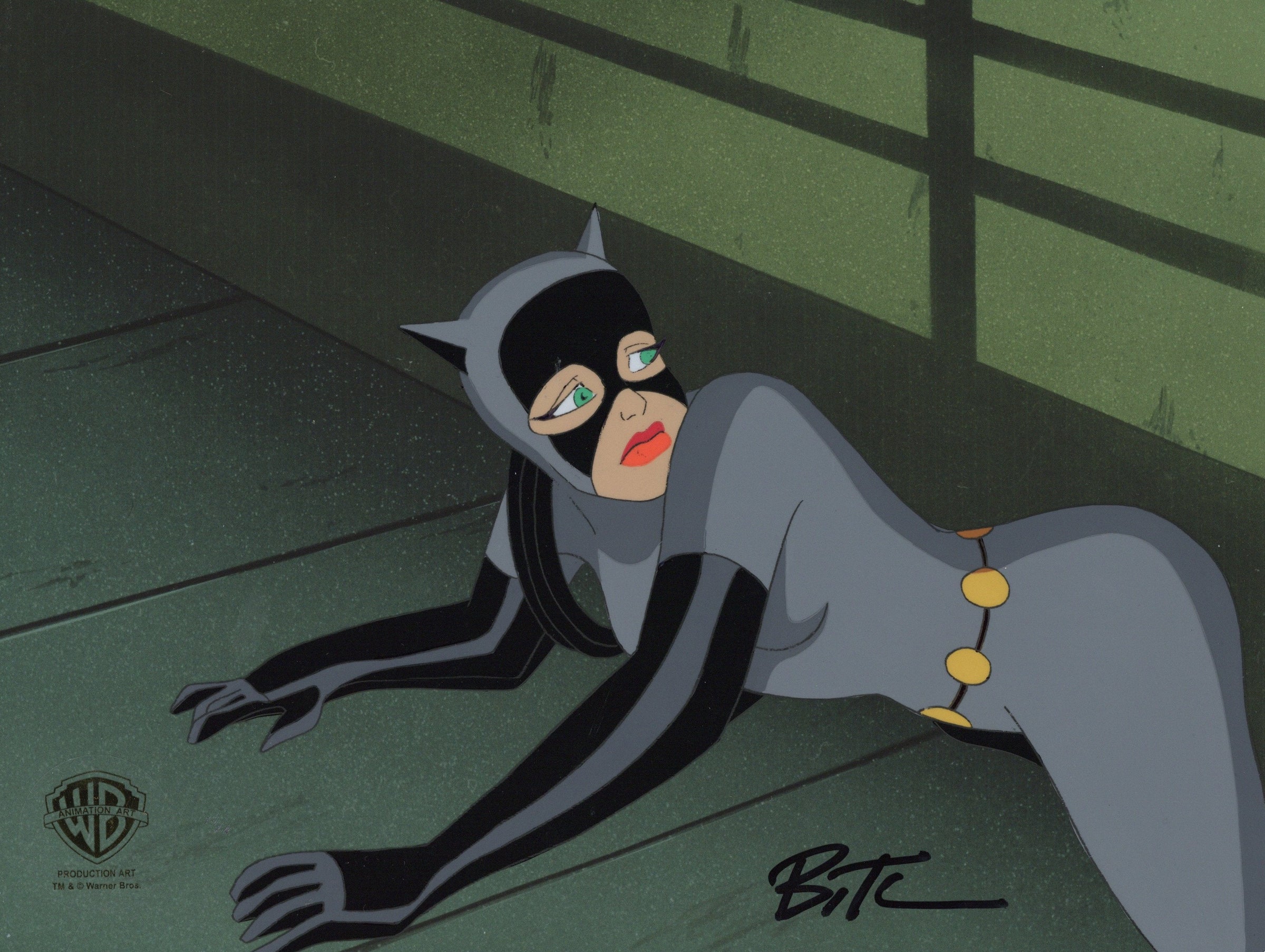 Batman The Animated Series Original Production Cel signed by Bruce Tim –  Clampett Studio