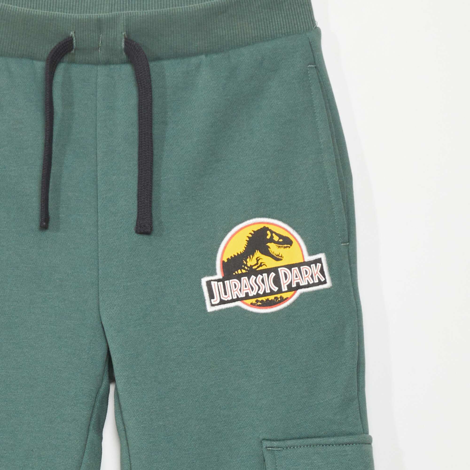 Pantalon de jogging en molleton 'Jurassic Park' Vert main image 1
