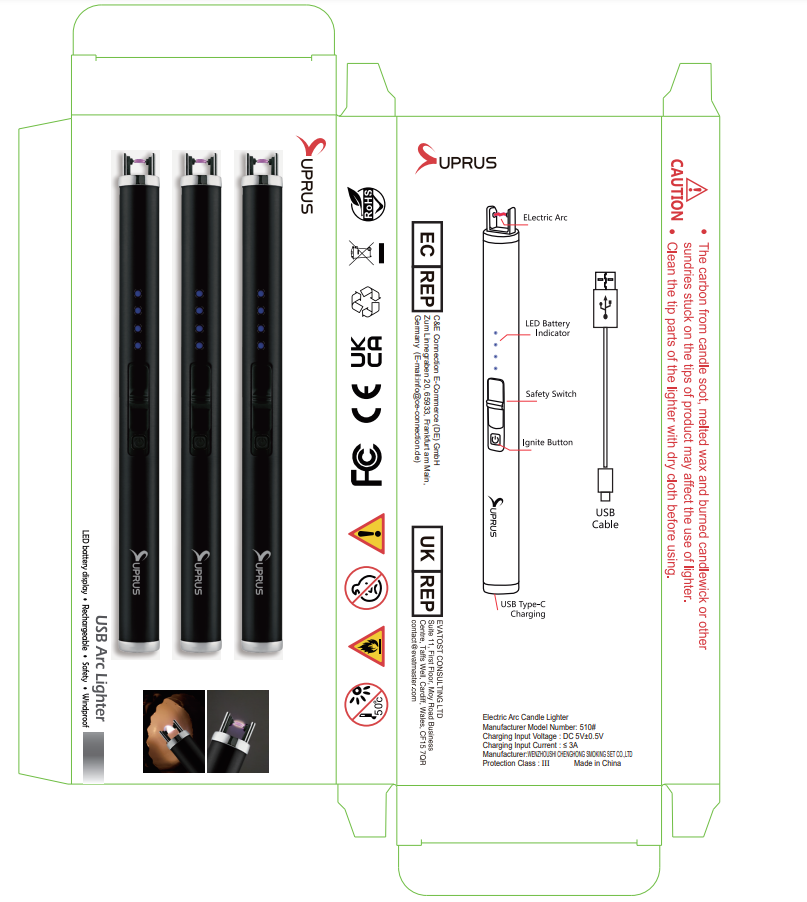 SUPRUS CANDLE LIGHTER MANUAL