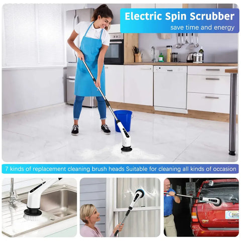 CLEANSPIN™ - 7 in 1 Electric Spin Scrubber – HH