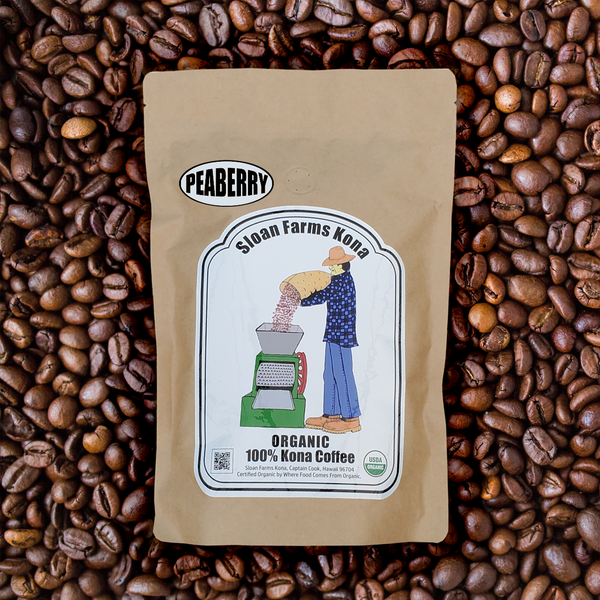 PEABERRY - Organic 100% Kona Coffee – Sloan Farms Kona