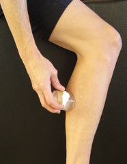 Ice massage shin