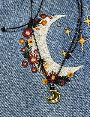 Gold Moon Choker - Raina's Rocks