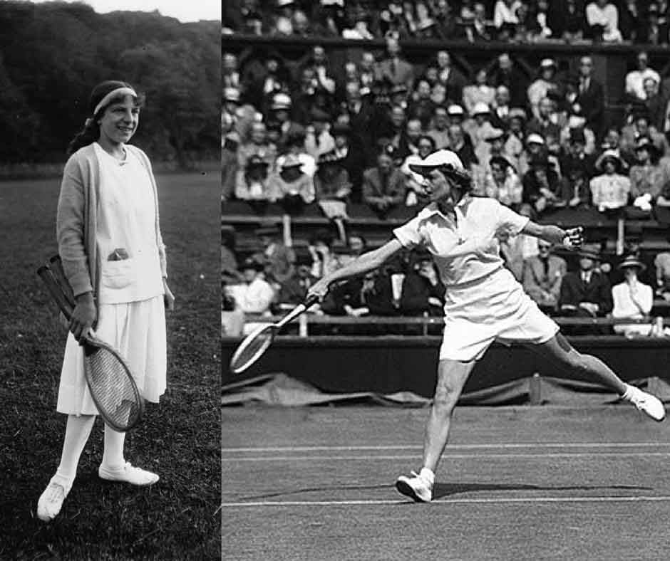 Suzanne Lenglen and Alice Marble tennis fashion revolution