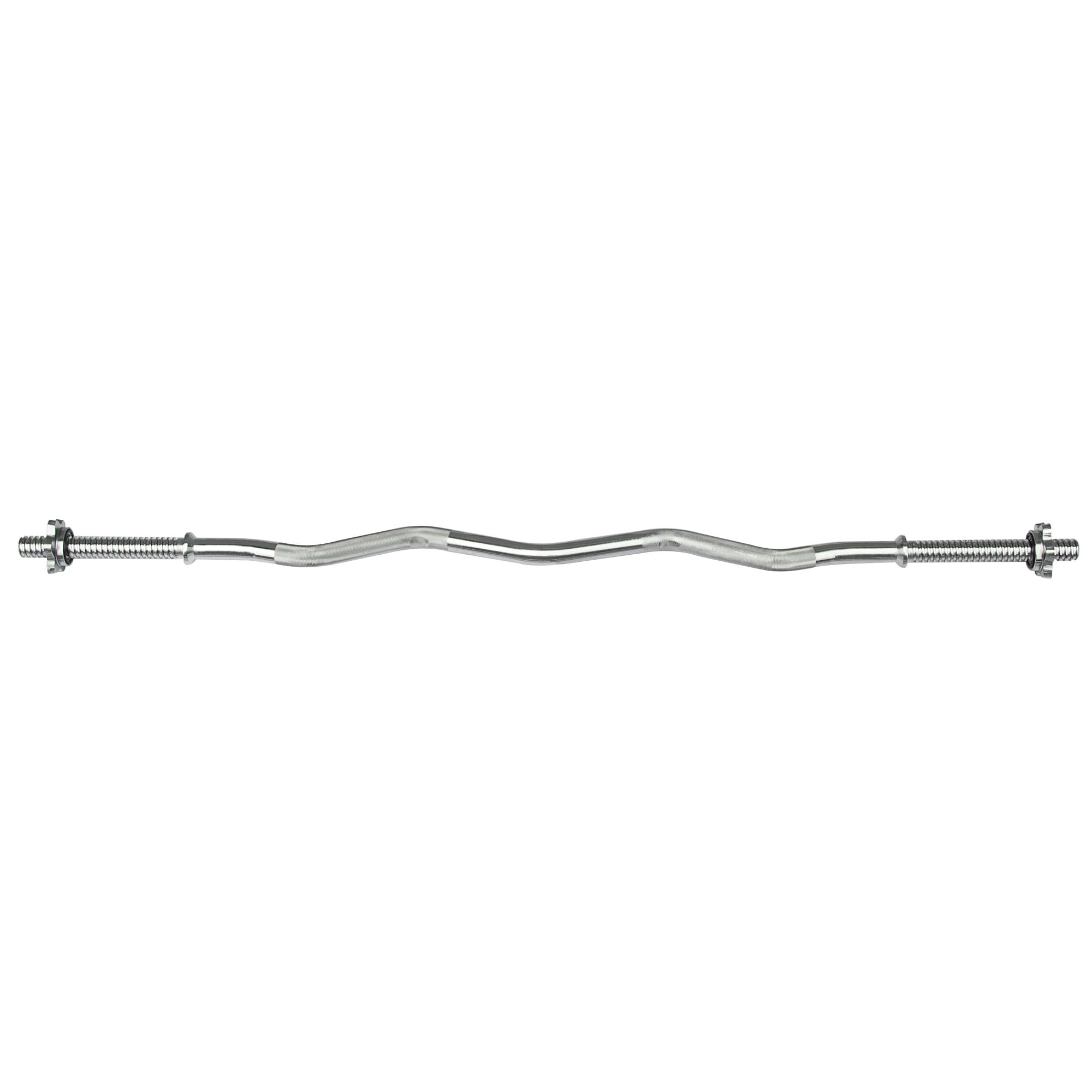 Image of Viavito 4ft Standard EZ Curl Bar with Spinlock Collars
