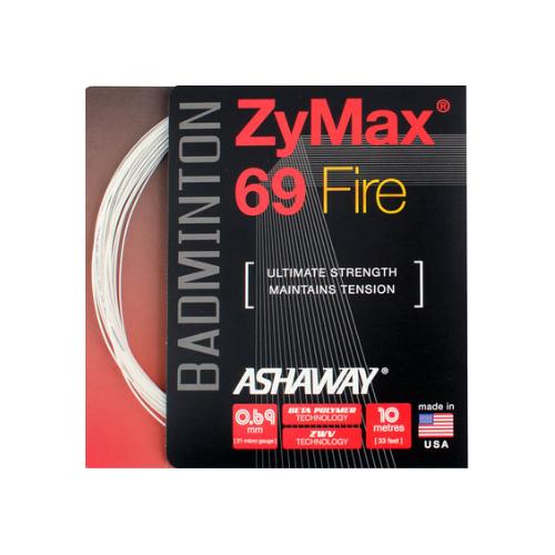 Ashaway Zymax 69 Fire Badminton String - 10m Set