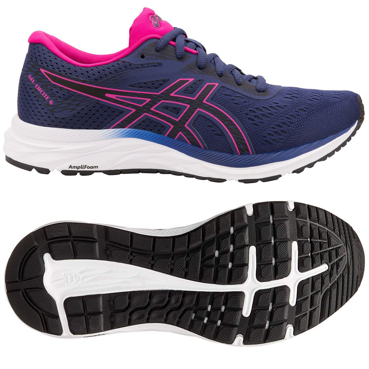 Asics Gel Excite 6 Ladies Running Shoes Sweatband 2860