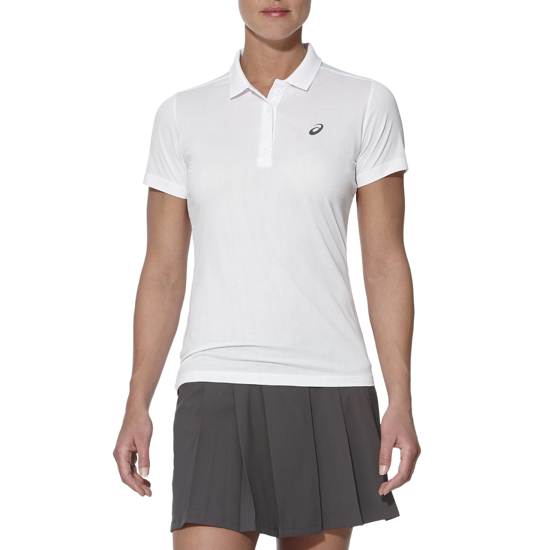 Asics GPX SS Ladies Tennis Polo - Grey