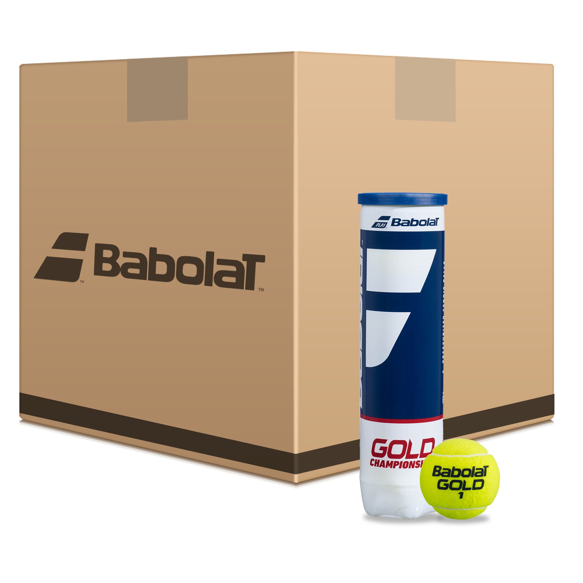 Babolat Gold Championship Tennis Balls - 12 Dozen