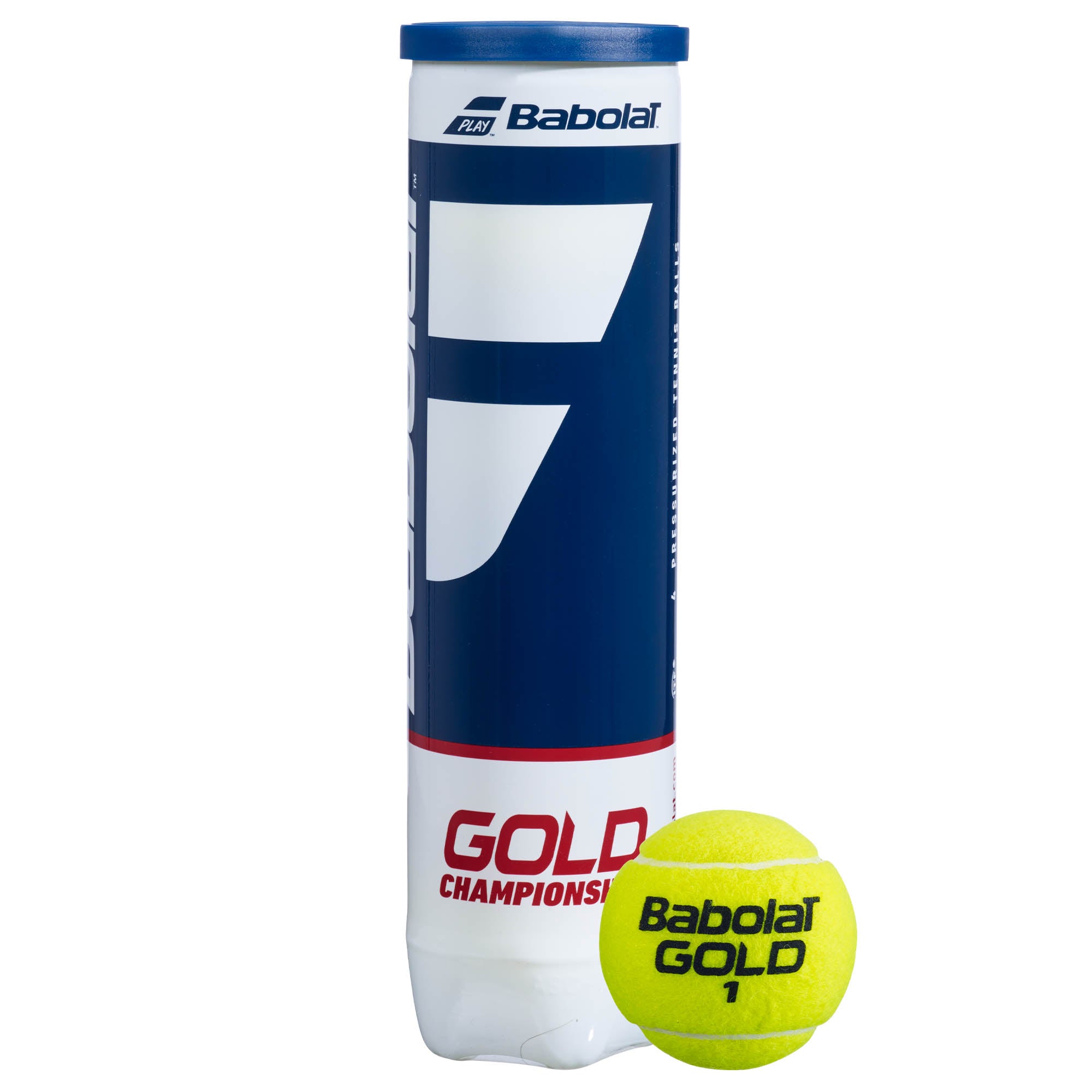 Babolat Gold Championship Tennis Balls - Tube of 4