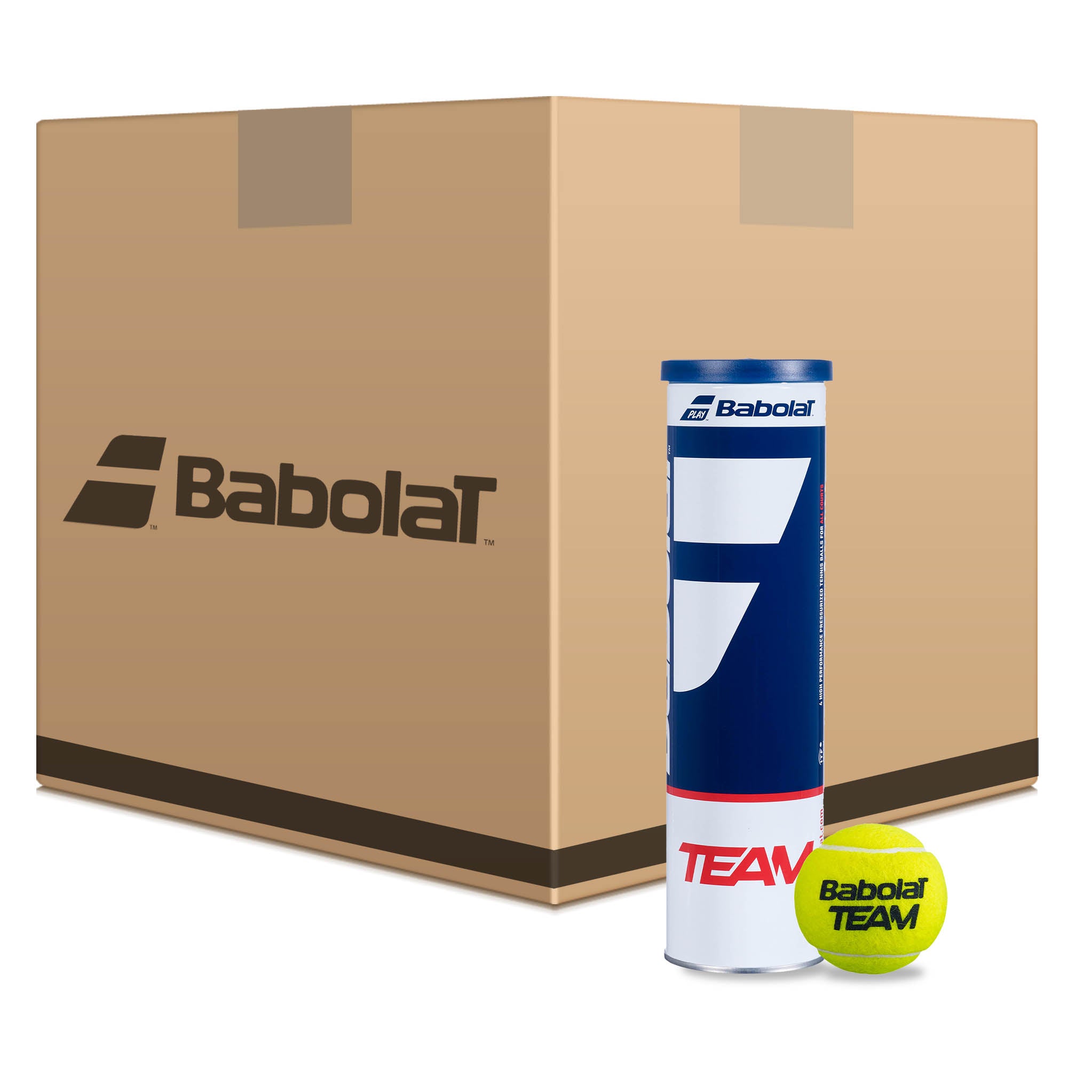Babolat Team Tennis Balls - 12 Dozen