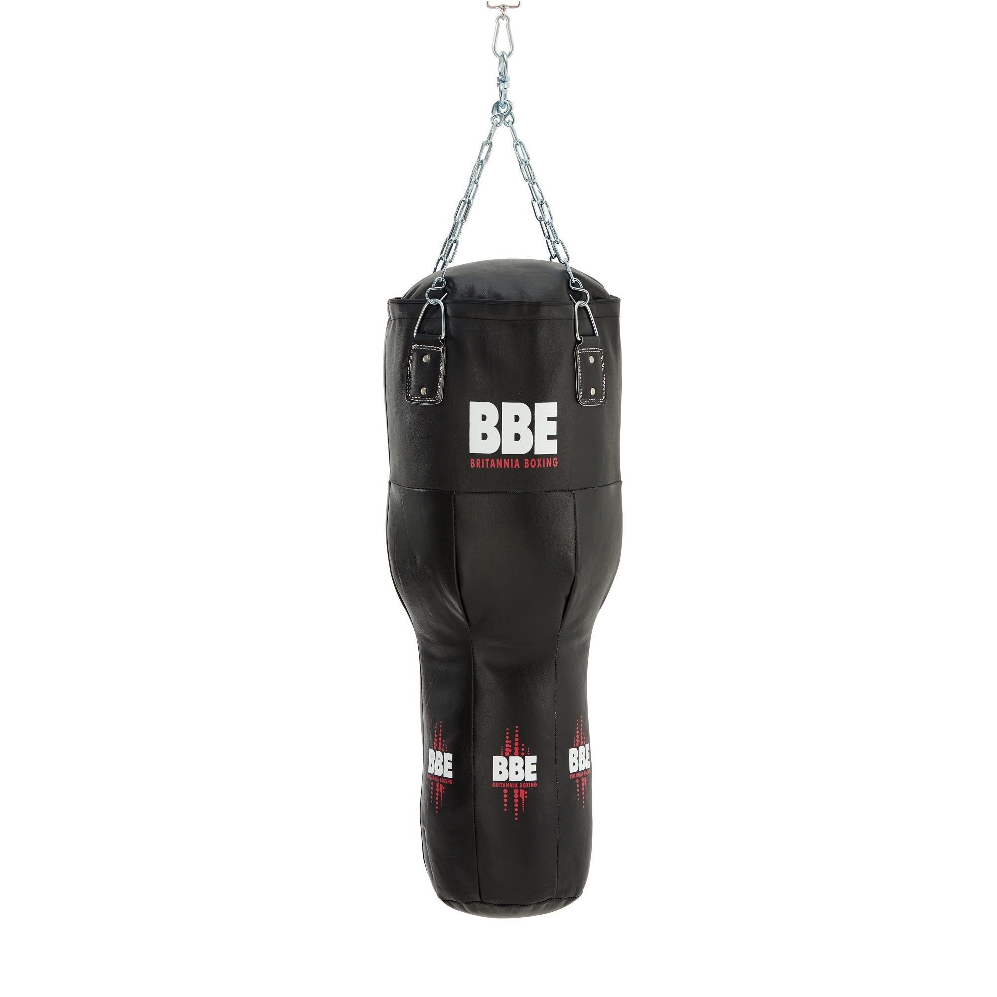 BBE Club Leather 110cm Uppercut Punch Bag with Chains Swivel