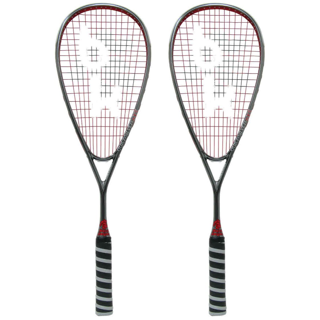 Black Knight QuickSilver nXS Squash Racket Double Pack