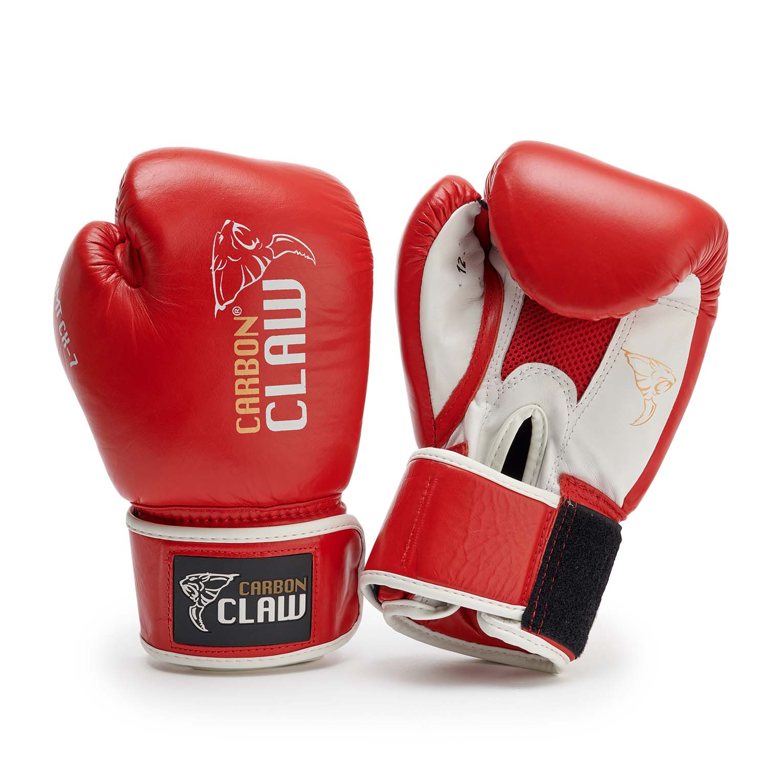 Carbon Claw AMT CX-7 Red Leather Sparring Gloves