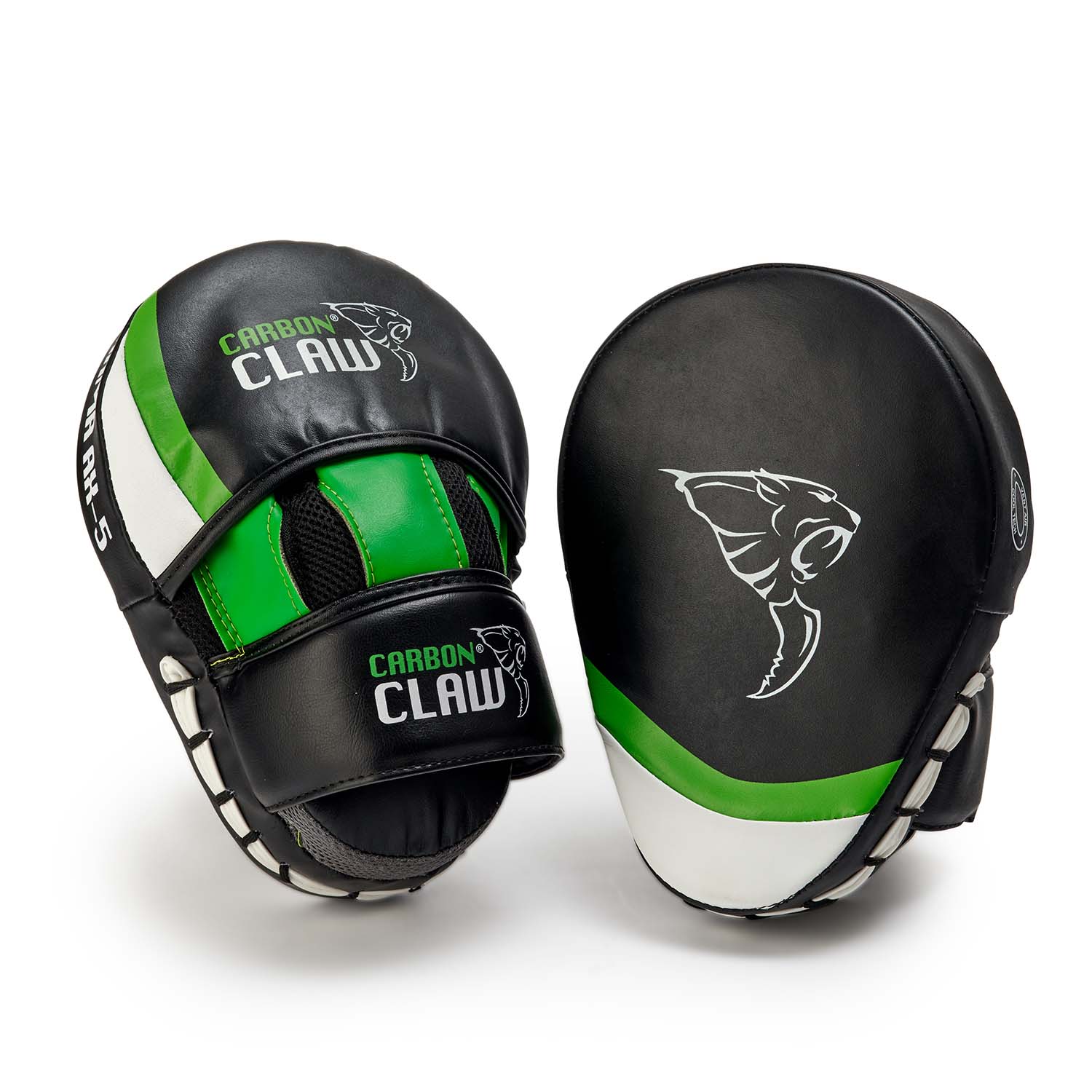 Image of Carbon Claw Arma AX-5 Synthetic Leather Curved Hook and Jab Pads