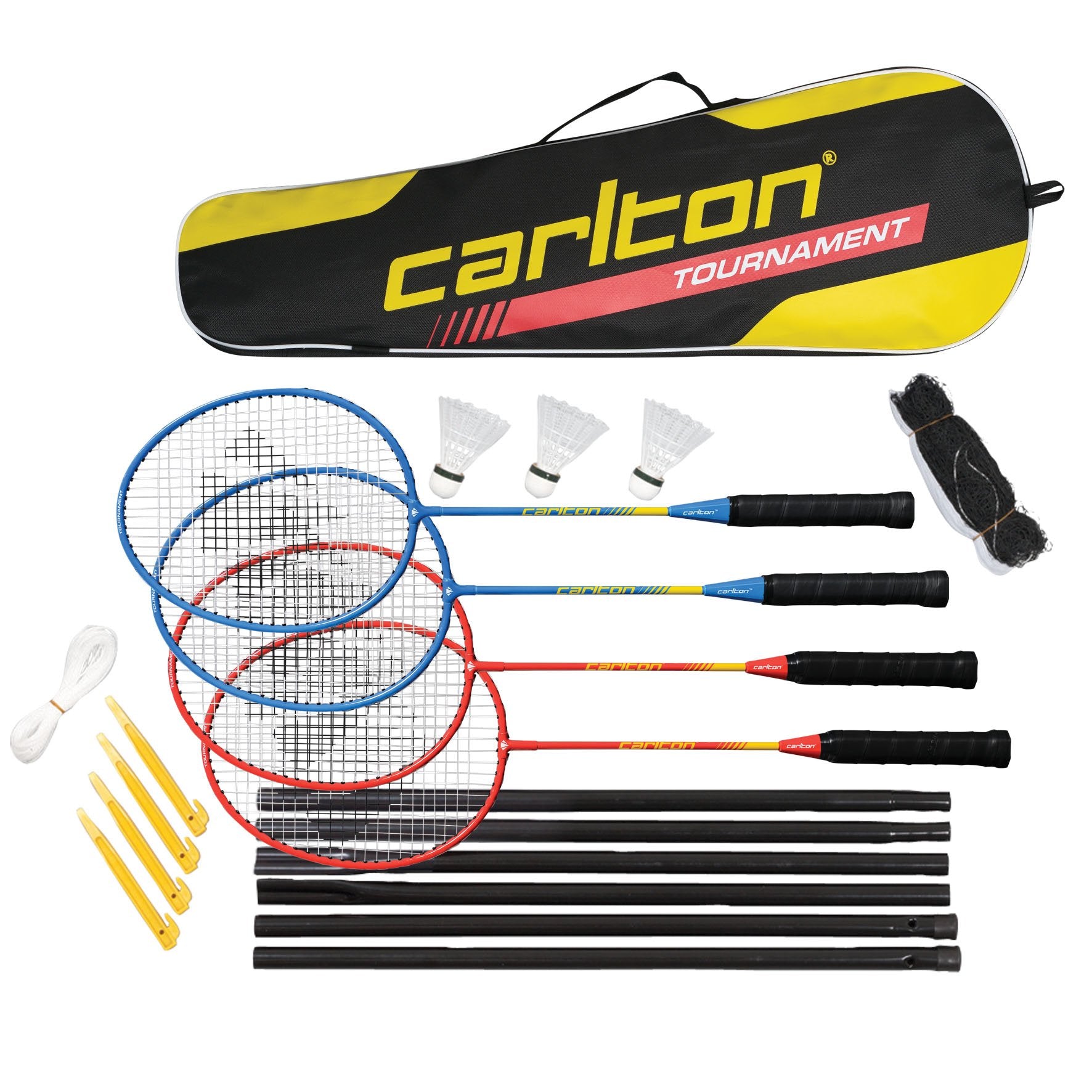 Carlton Tournament 4 Player Badminton Set