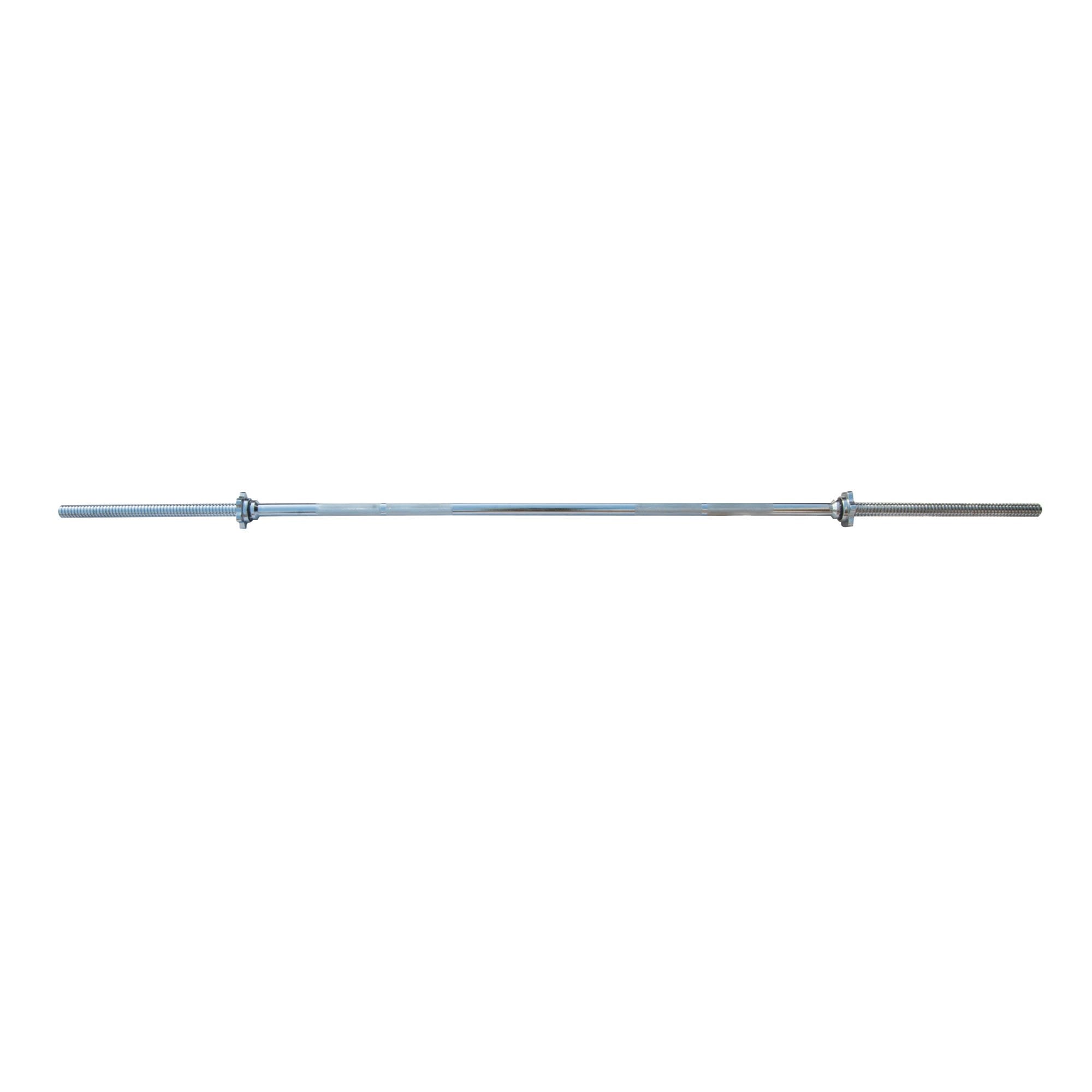 DKN 5ft Standard 1" Spinlock Barbell Bar with Collars