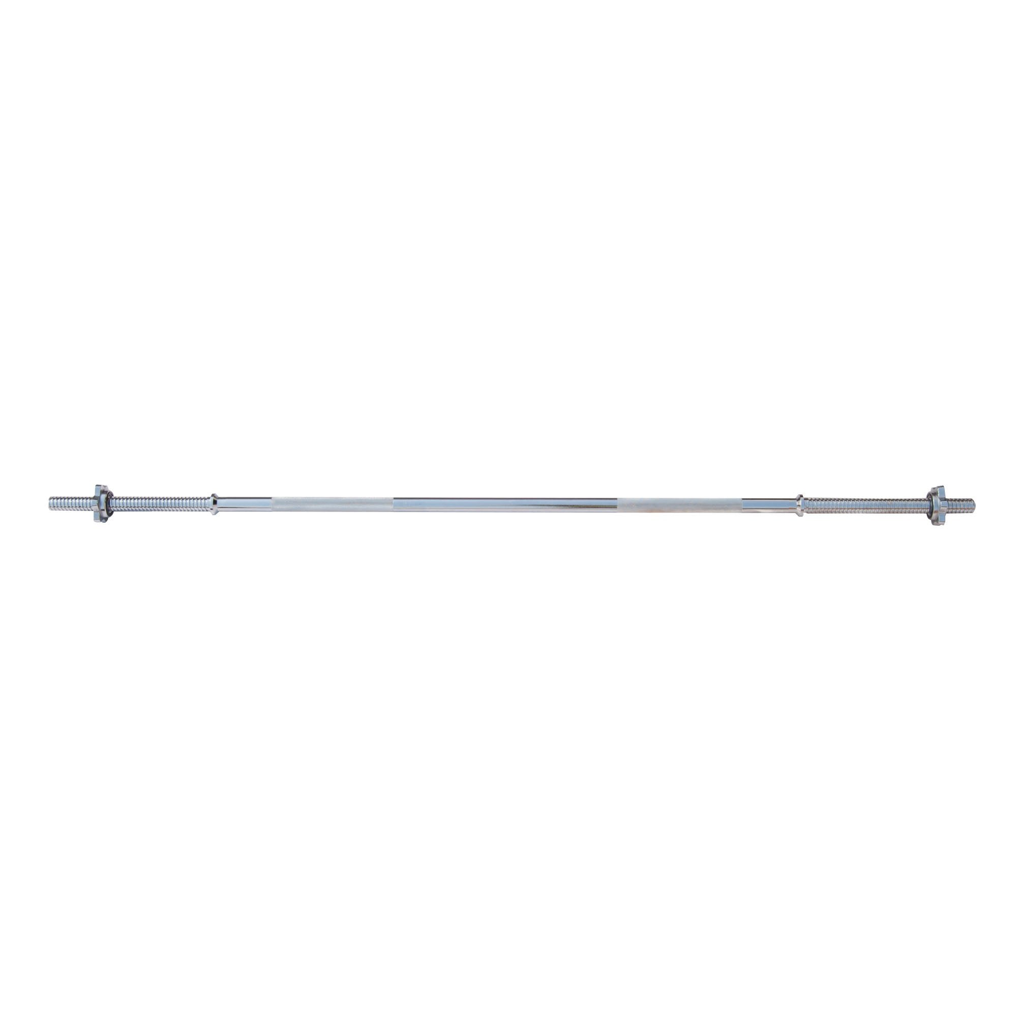 DKN 6ft Standard 1" Spinlock Barbell Bar with Collars