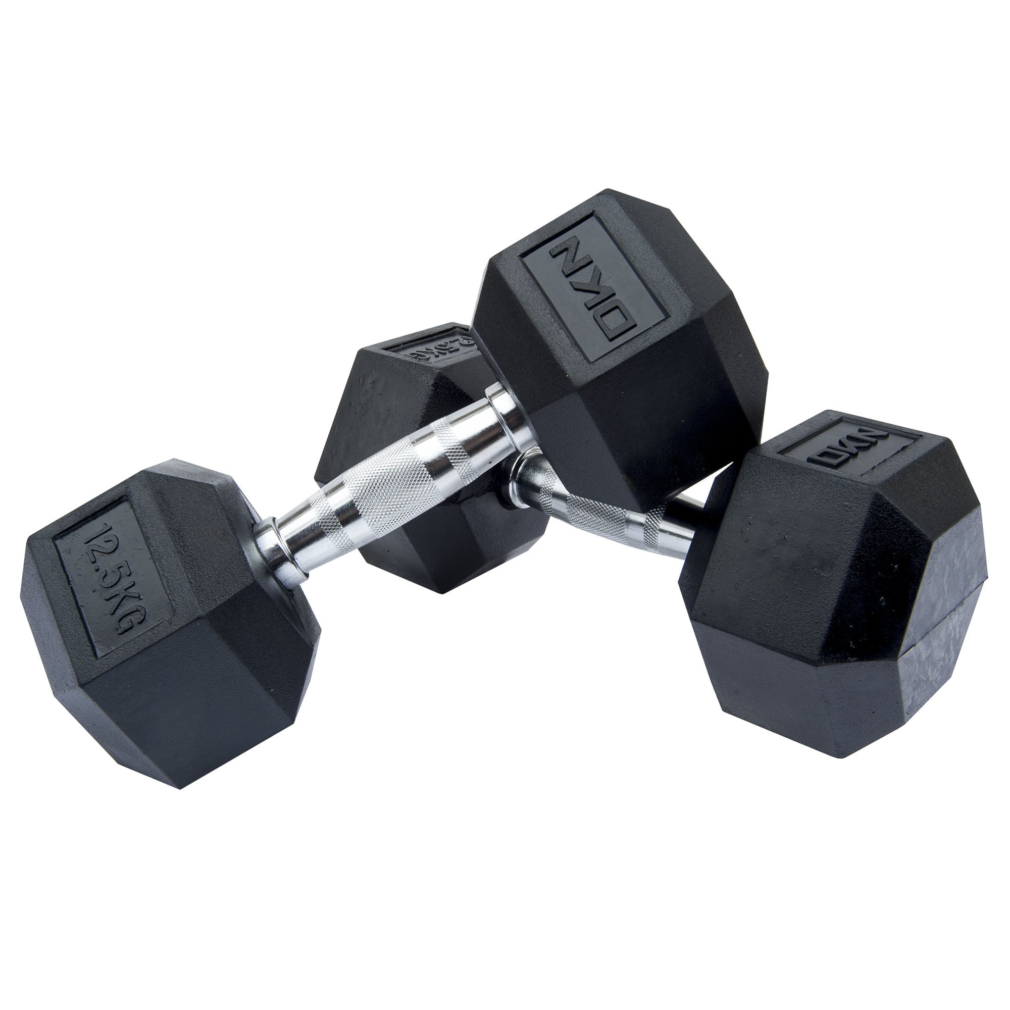 Image of DKN Rubber Hex Dumbbells