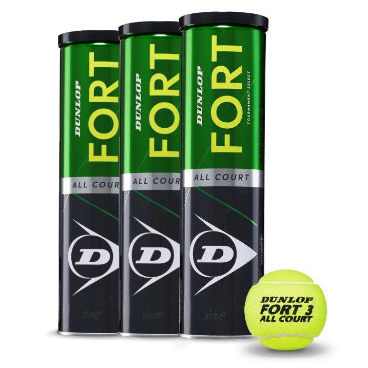 Dunlop Fort All Court Tournament Select Tennis Balls - 1 Dozen