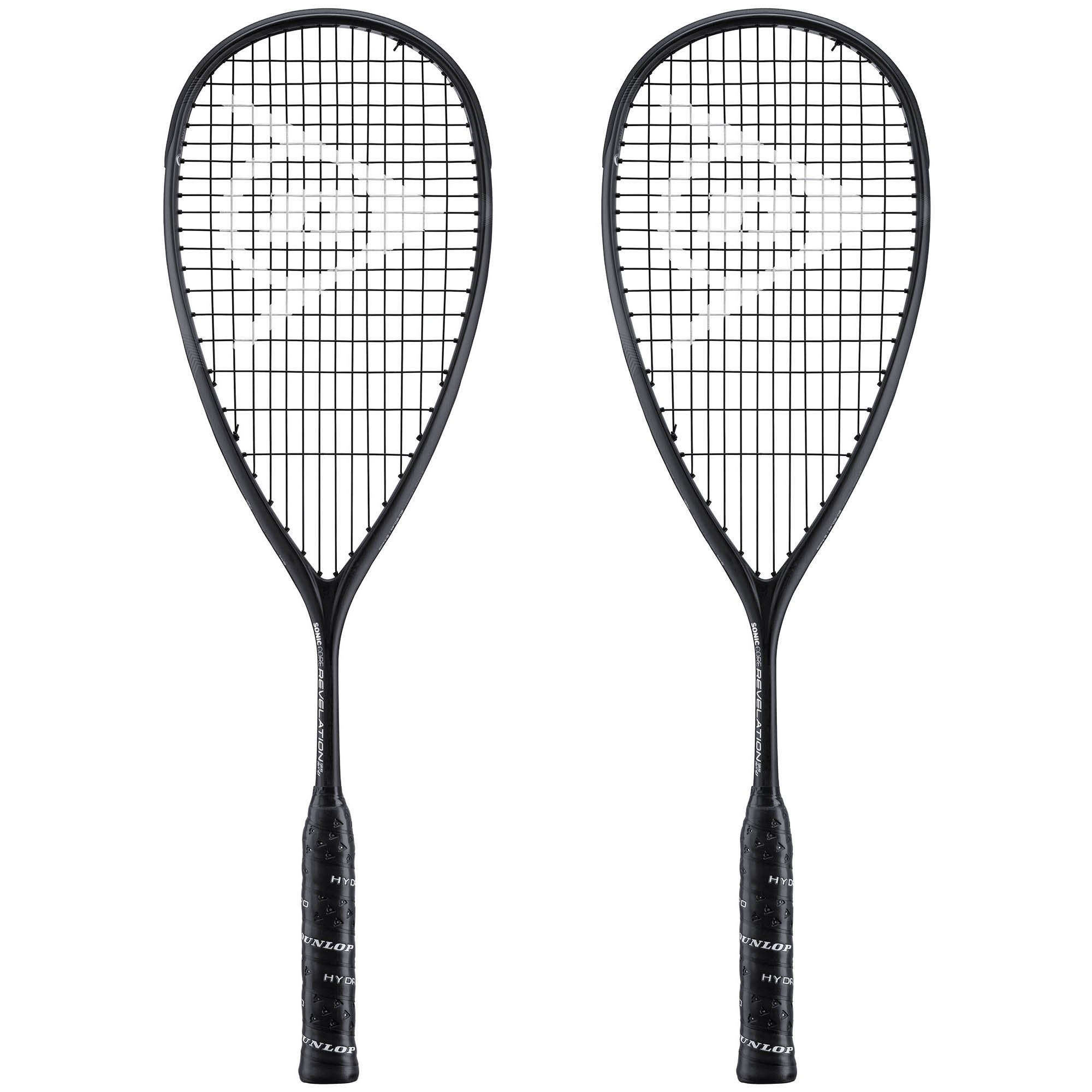 Dunlop Sonic Core Revelation 125 Squash Racket Double Pack