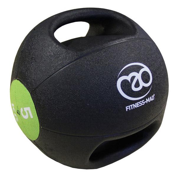 Fitness Mad 5kg Double Grip Medicine Ball
