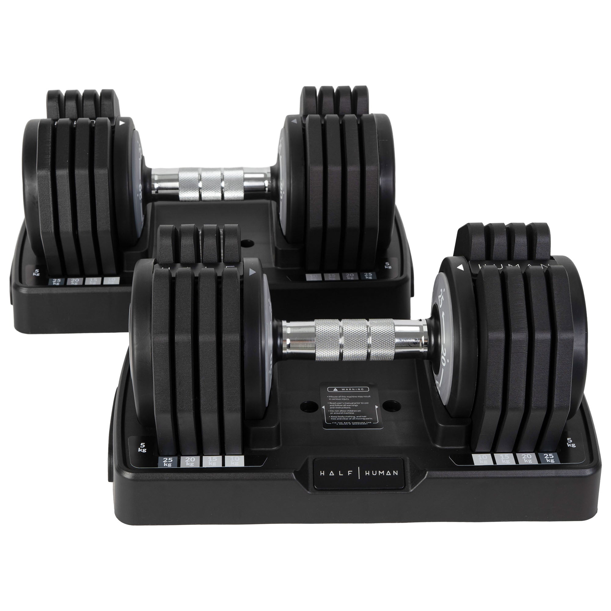 Image of Half Human 25kg Adjustable Dumbbell Set