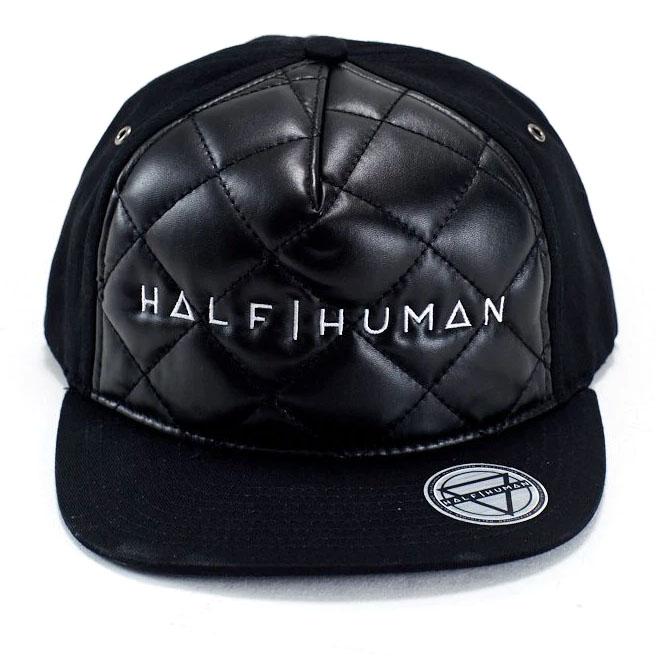 Half Human Quilted Snapback Hat